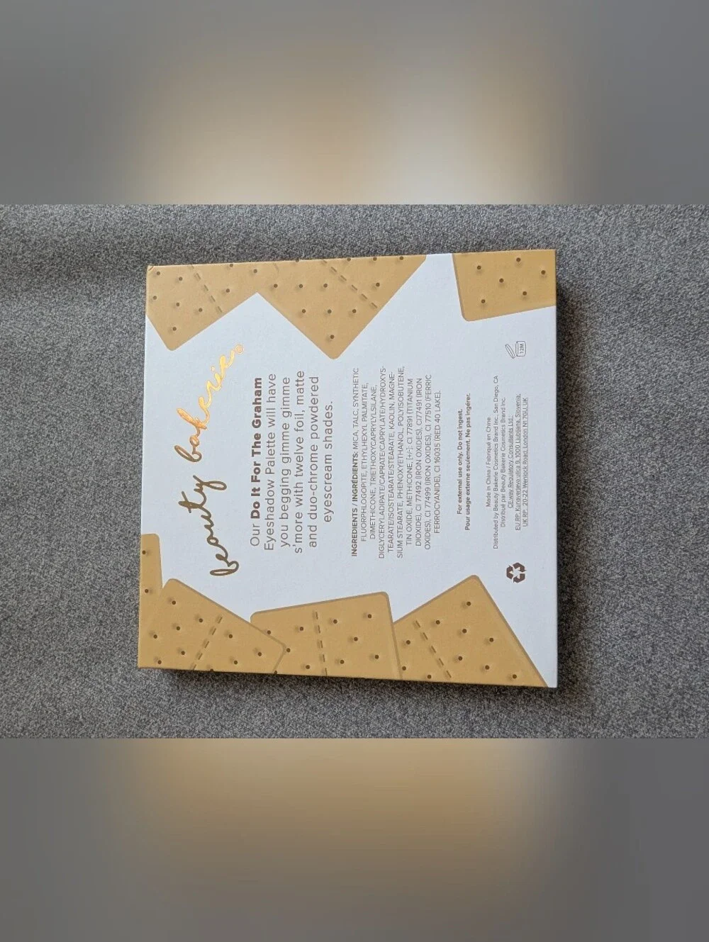 Beauty Bakerie Do it for the Graham Eyeshadow Palette 0.03 Oz x 12